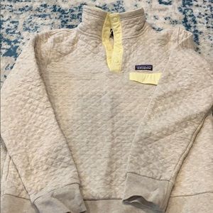 Patagonia cotton 1/4 snap sweatshirt